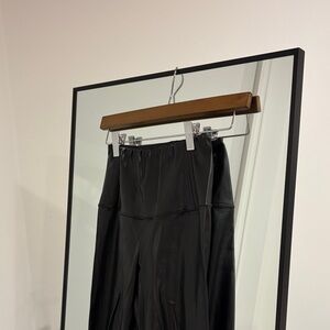 Black Faux Leather Leggings